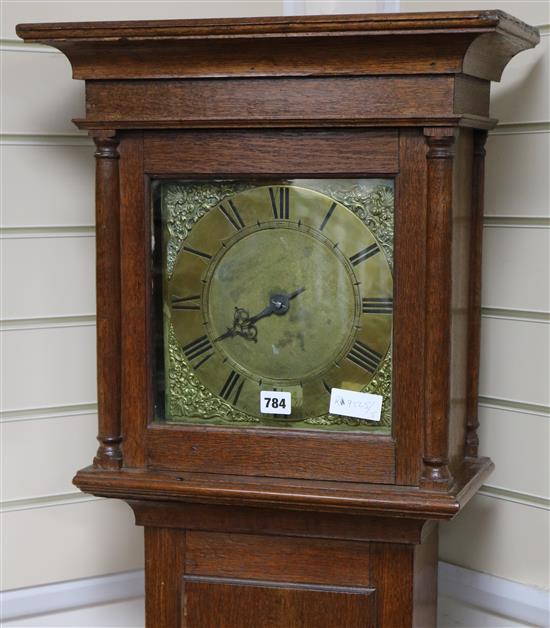 A George III Richard Steadman of Godalming longcase clock H.193cm